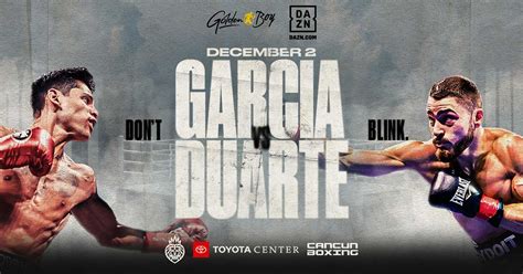 Nov 29, 2023 ... Ryan Garcia returns to the ring after his first career defeat against Gervonta Davis with a fight against Oscar Duarte, live on DAZN.com as ...